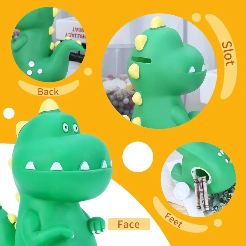 Hucha de dinosaurio irrompible para niños – Regalo Navidad - imagen 5