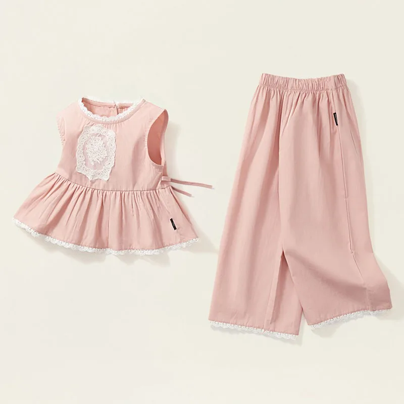 Conjunto de verano para bebé: camiseta sin mangas y pantalón suelto - imagen 2