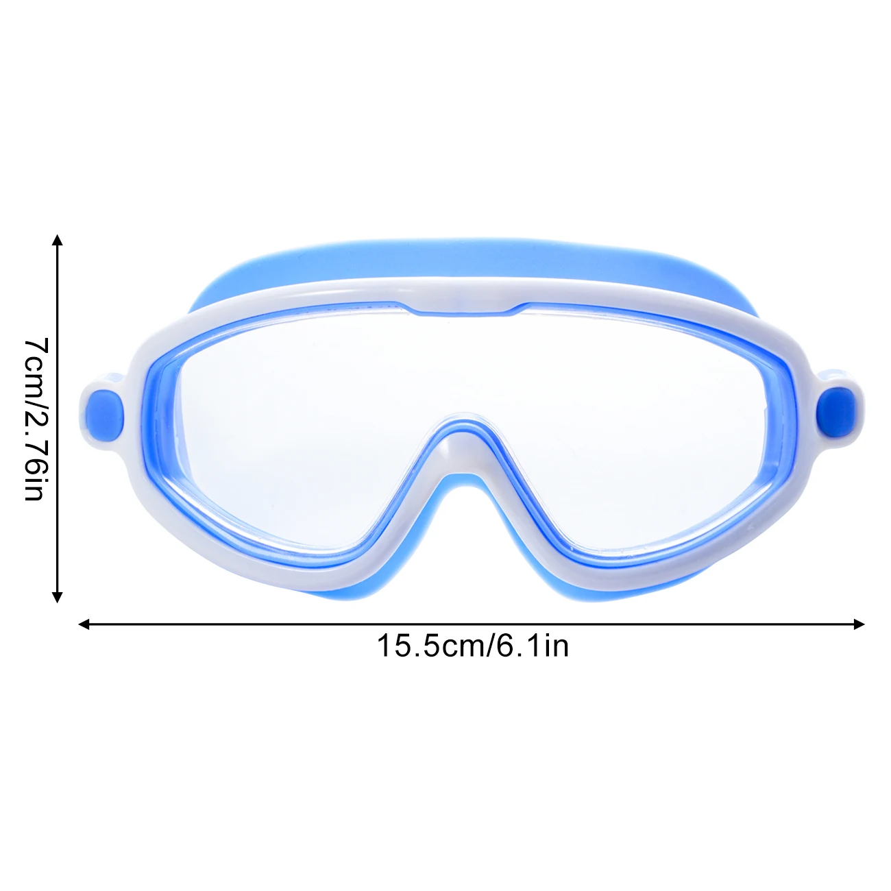 Gafas de natación antivaho impermeables ajustables para buceo - imagen 5