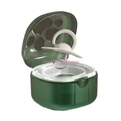 Caja para chupete de viaje con soporte y cierre