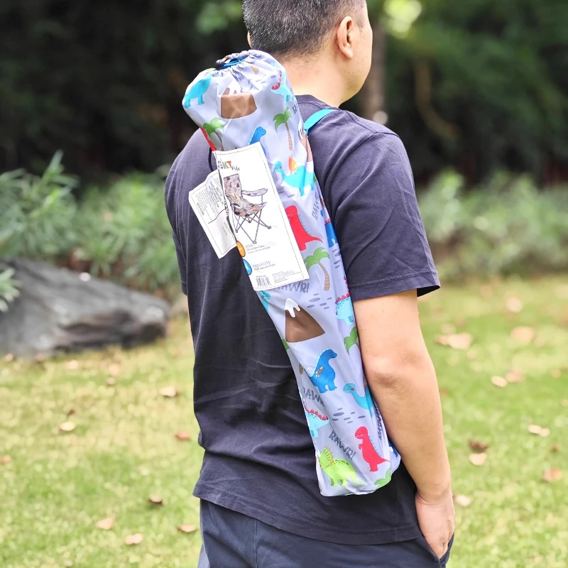Silla plegable infantil de camping impermeable de acero antidesgarro - imagen 4