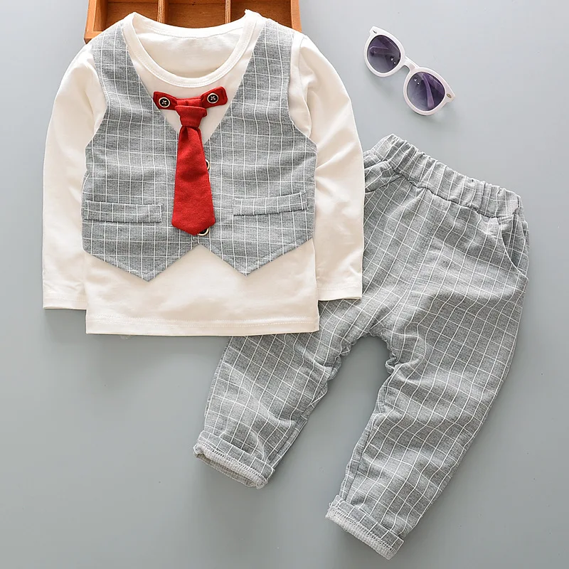 Conjunto bebé de algodón: camiseta, pantalón para primavera y otoño - imagen 5
