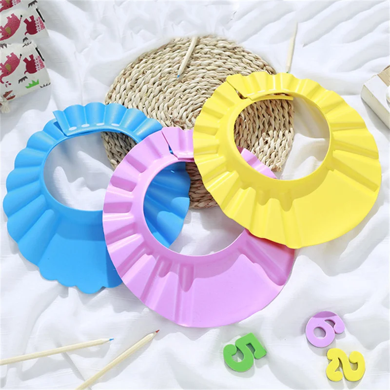 Gorro de ducha para bebé impermeable ajustable, protector cabello - imagen 2
