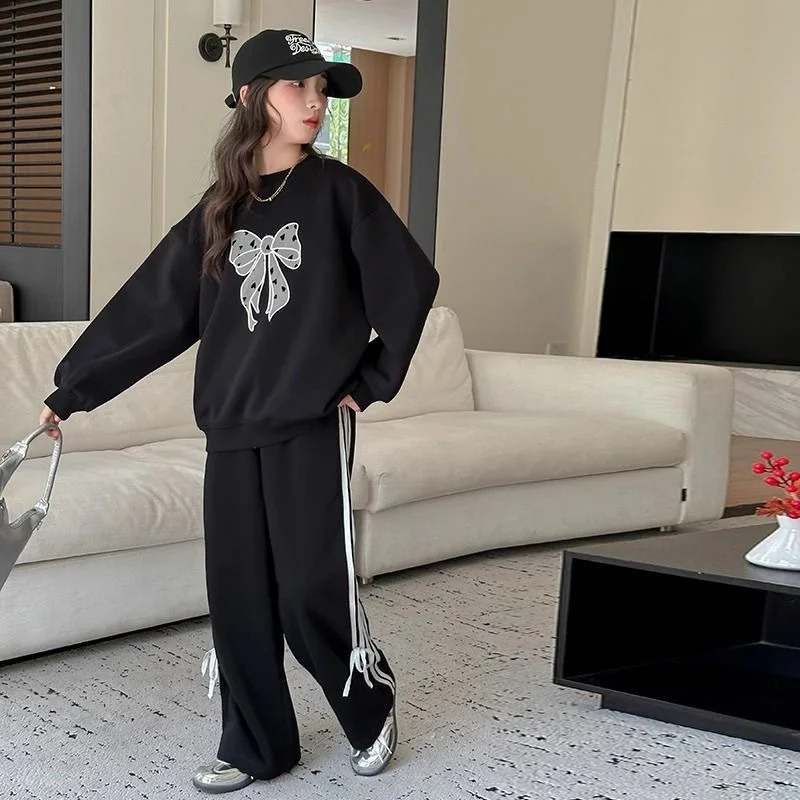 Conjunto de jersey y pantalón para niño con pajarita elegante - imagen 4