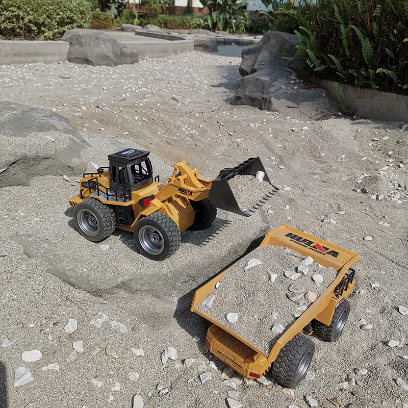 Huina 534 camión teledirigido RC con suspensión para niños - imagen 5