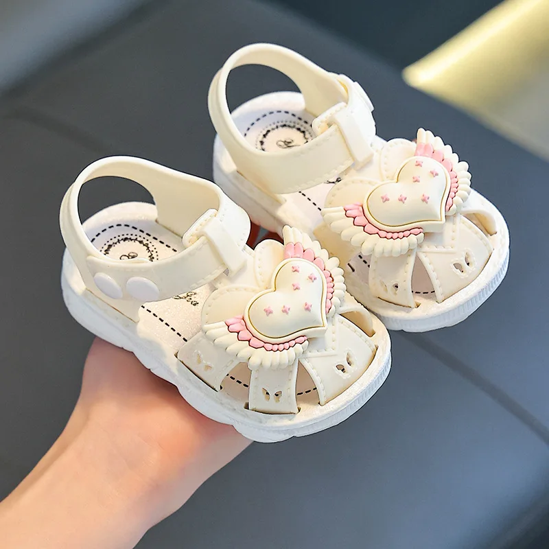 Sandalias de bebé niña con punta cerrada antideslizante - imagen 5