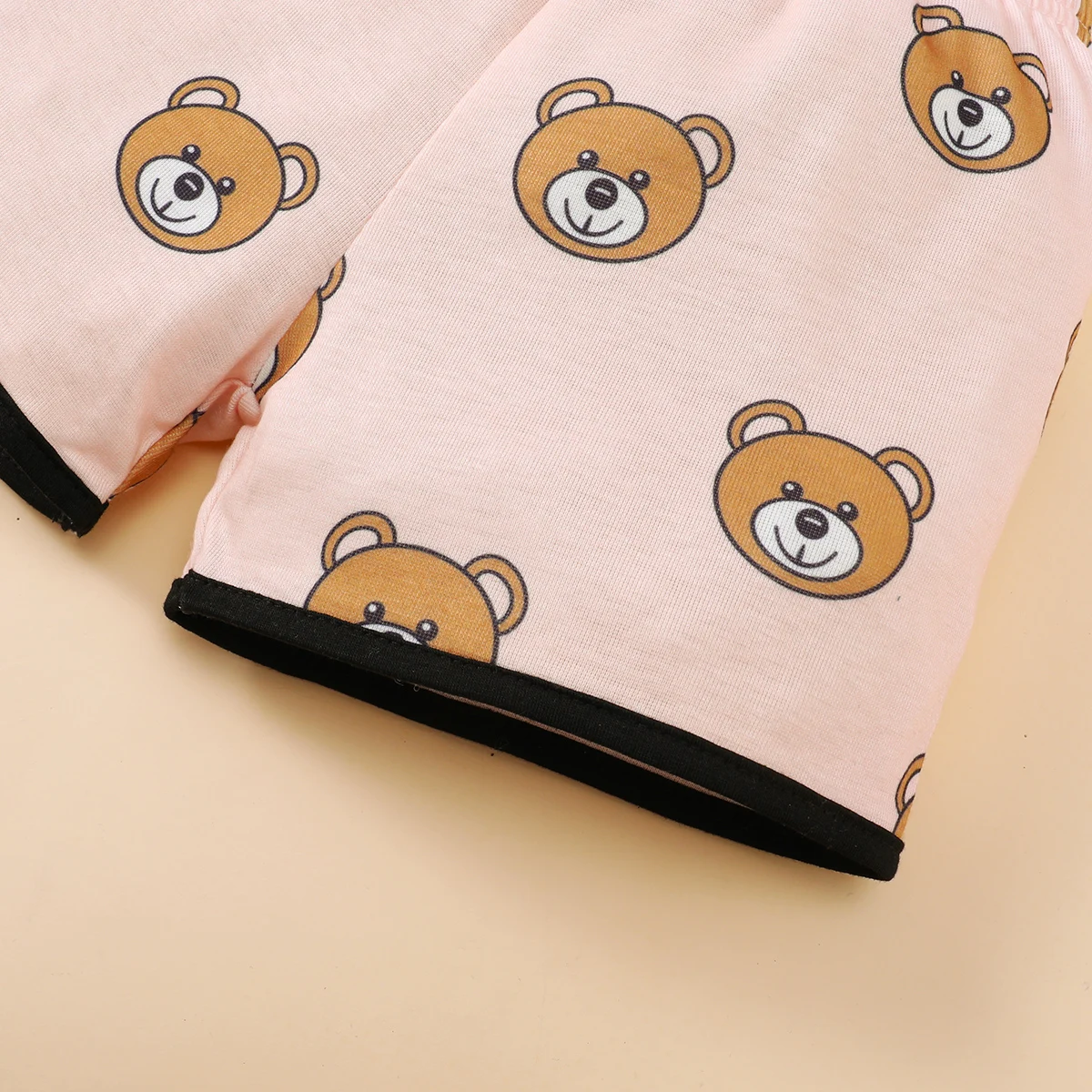 Pijama verano bebé 0-3 años – Manga corta con dibujos animados suave - imagen 3