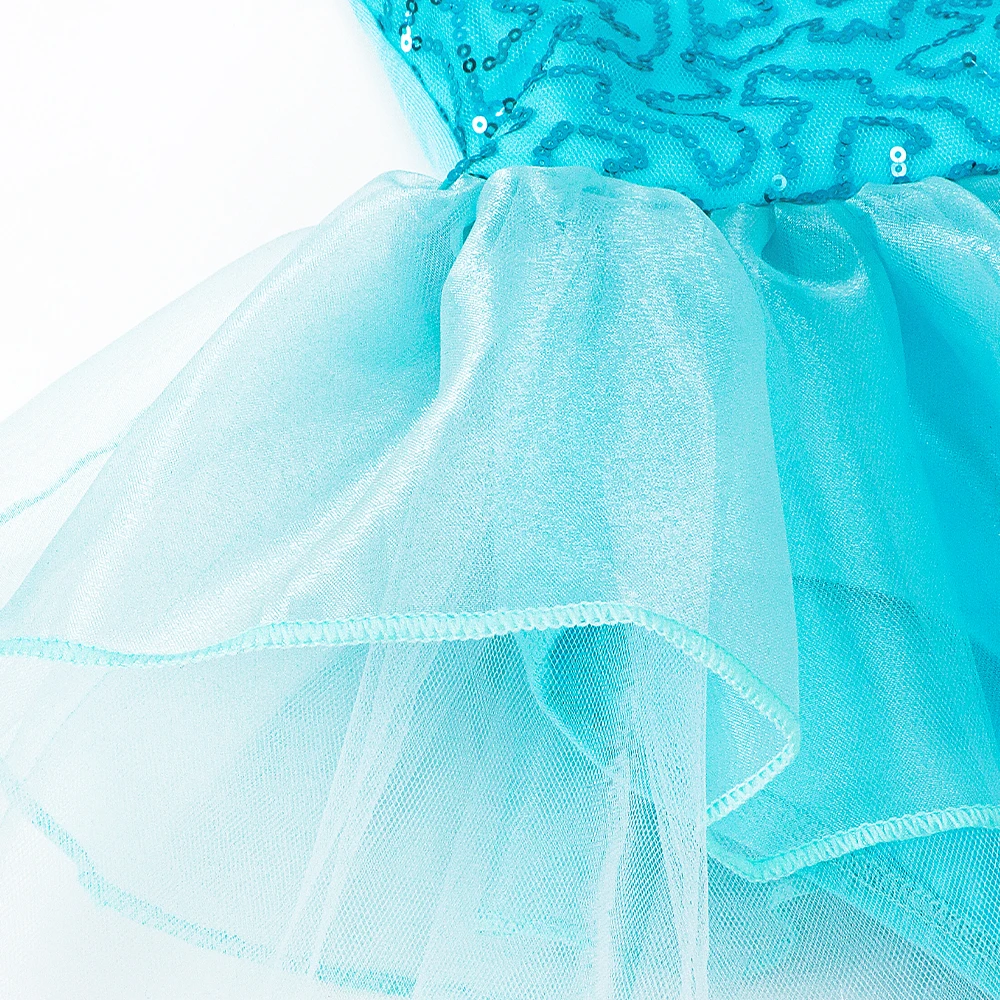 Leotardos de ballet con lentejuelas para niñas, estilo tutú - imagen 4
