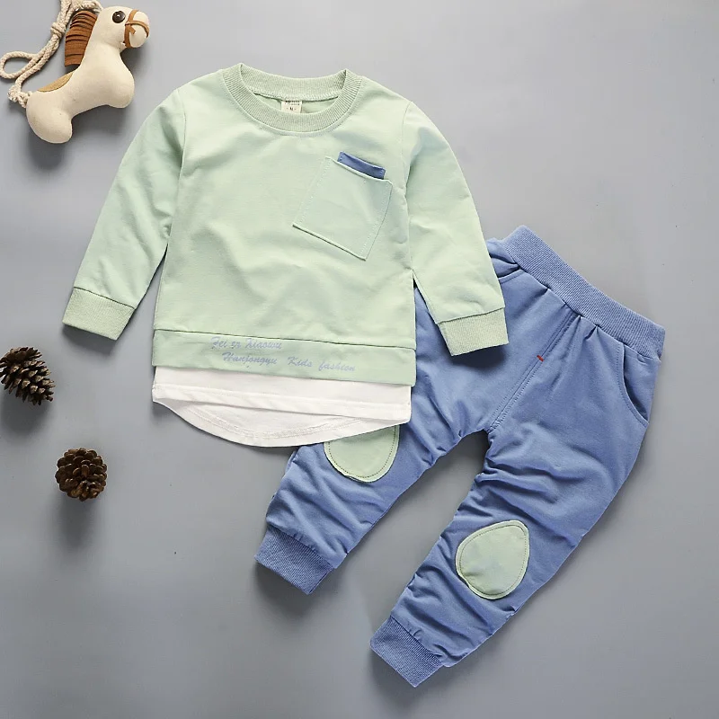 Conjunto primavera otoño para niña con camiseta y pantalón - imagen 2