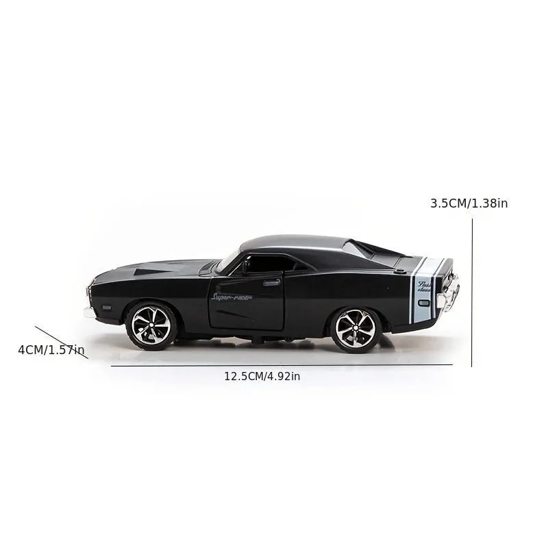 Dodge 32 Coche deportivo de metal que se abre para niños