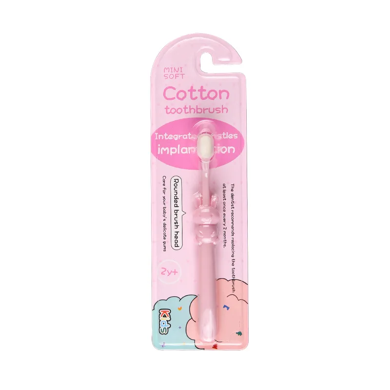 Cepillo de dientes infantil de cerdas suaves – Diseño elefante - imagen 3