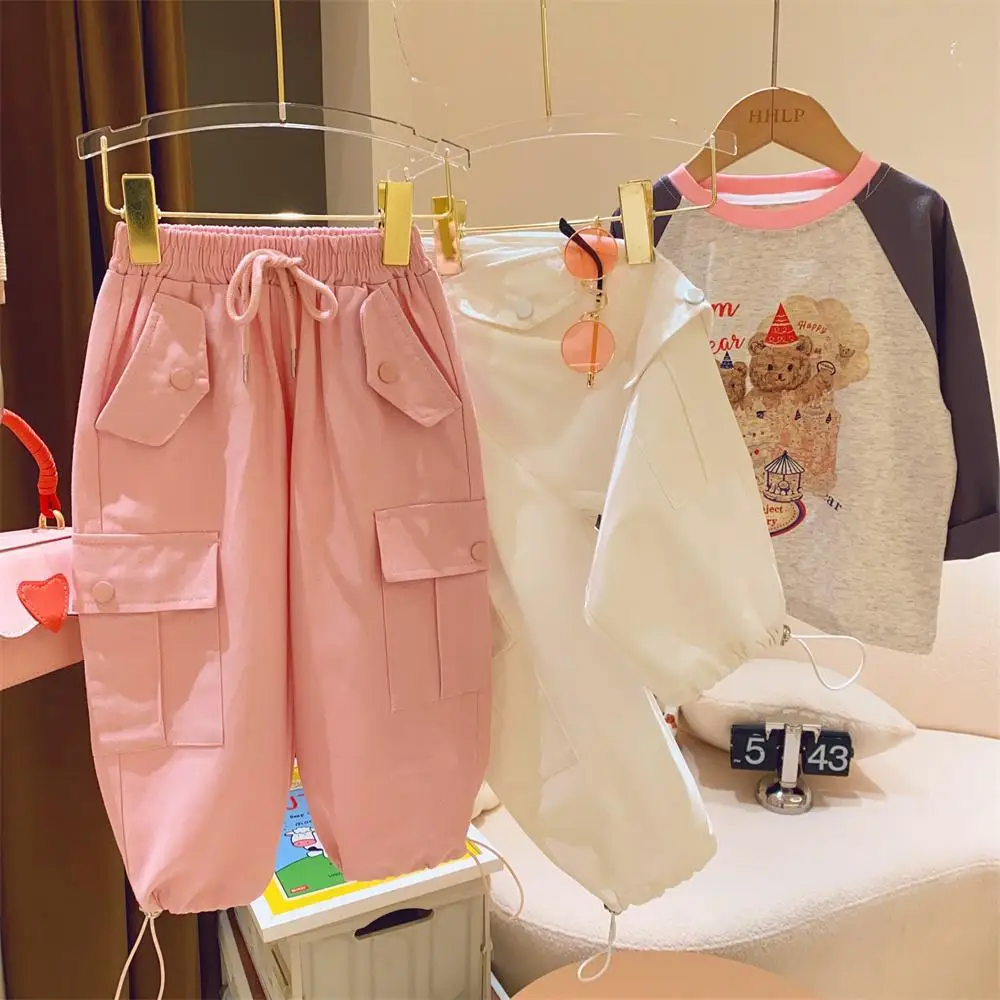 Milangel pantalón cargo unisex holgado para primavera y otoño - imagen 3