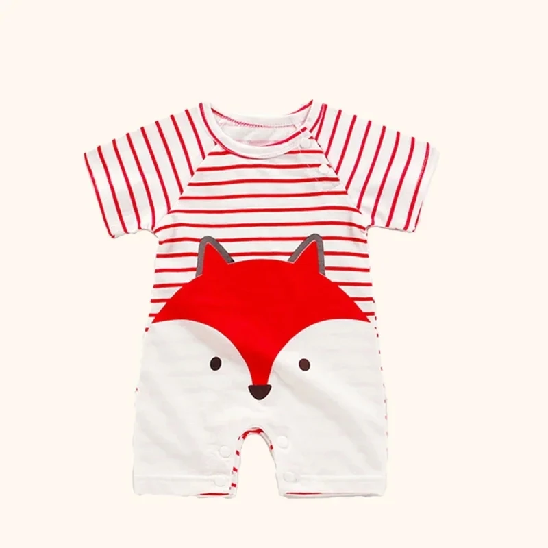 Pelele verano algodón para bebé 0-12 meses – Mono manga corta
