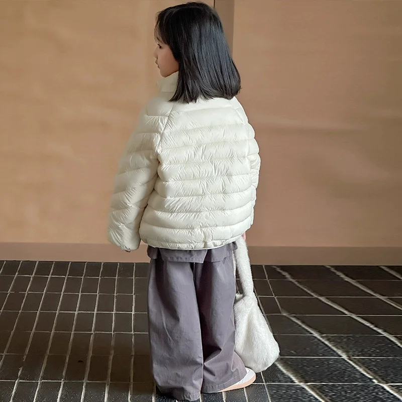 Chaqueta de plumón ligera para niños y niñas, abrigo cálido - imagen 2