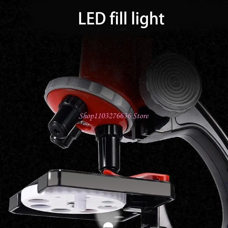 Detalle de lentes objetivos y control de iluminación