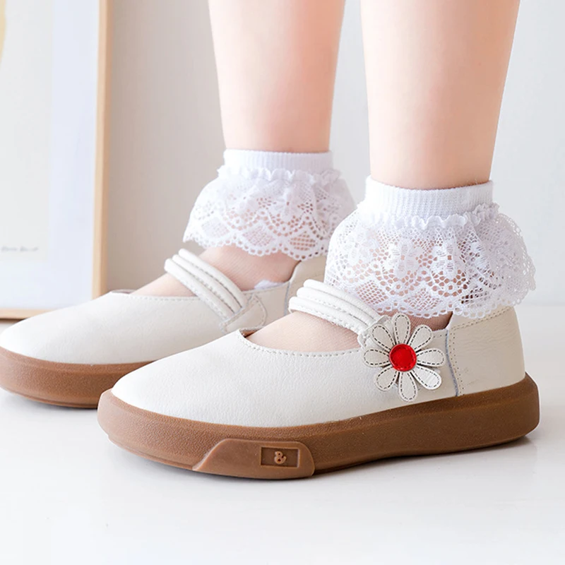 Calcetines tobilleros de verano para niña con diseño princesa - imagen 2