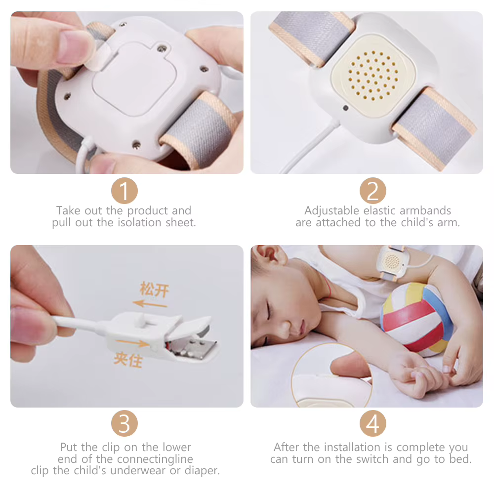 Alarma de enuresis nocturna con vibración para niños - imagen 5