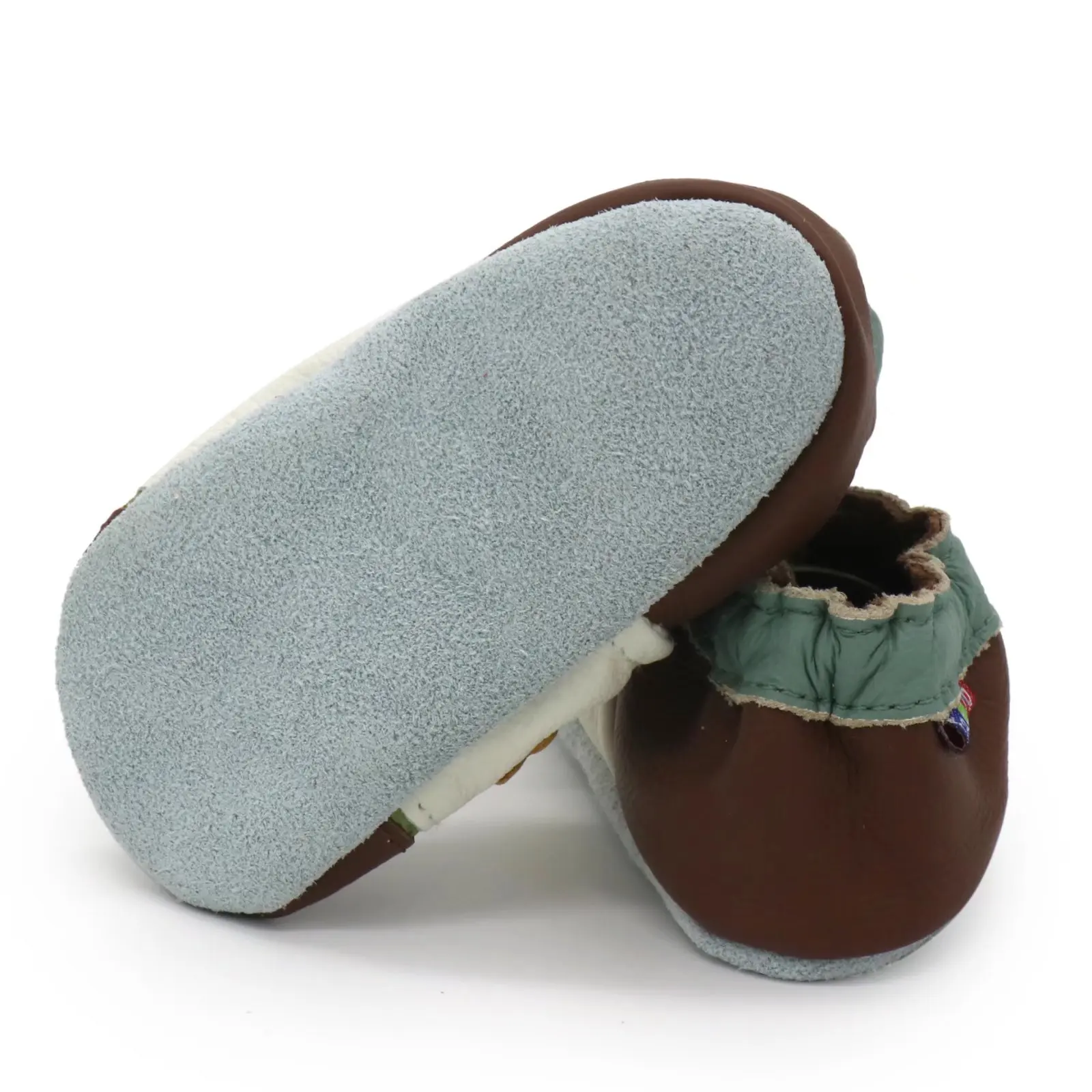 Carozoo zapatos de cuero antideslizantes para primeros pasos bebé - imagen 5