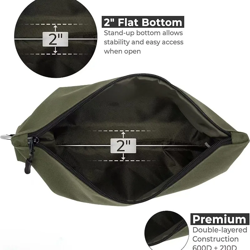 Bolsa de herramientas impermeable con cremallera para camping - imagen 5