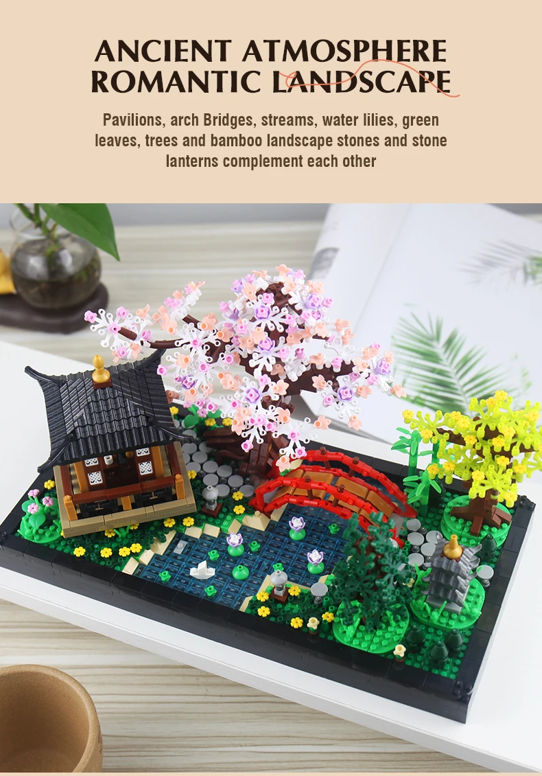 ensamblaje del árbol tipo bonsái y jardinería en miniatura