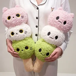 Peluche Tanghulu para gatos – Almohada larga con cara bordada