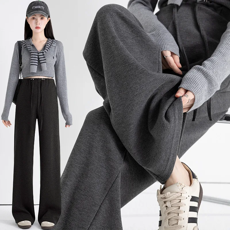 Pantalones de maternidad de seda con cintura alta y pernera ancha - imagen 3