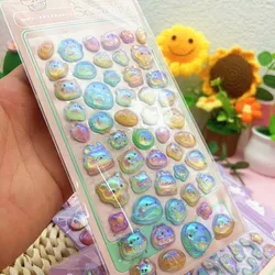 Pegatinas 3D de unicornio y animales para niñas, estilo tierno