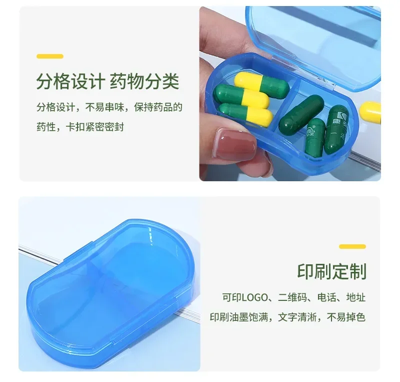 Porta pastillas compacto para guardar en el bolso
