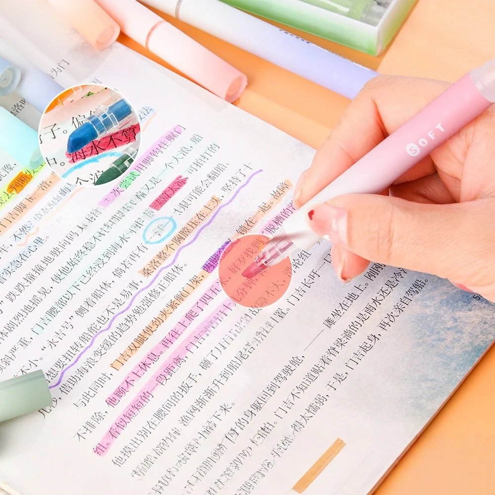 Rotuladores fluorescentes para dibujo – papelería escolar bonita