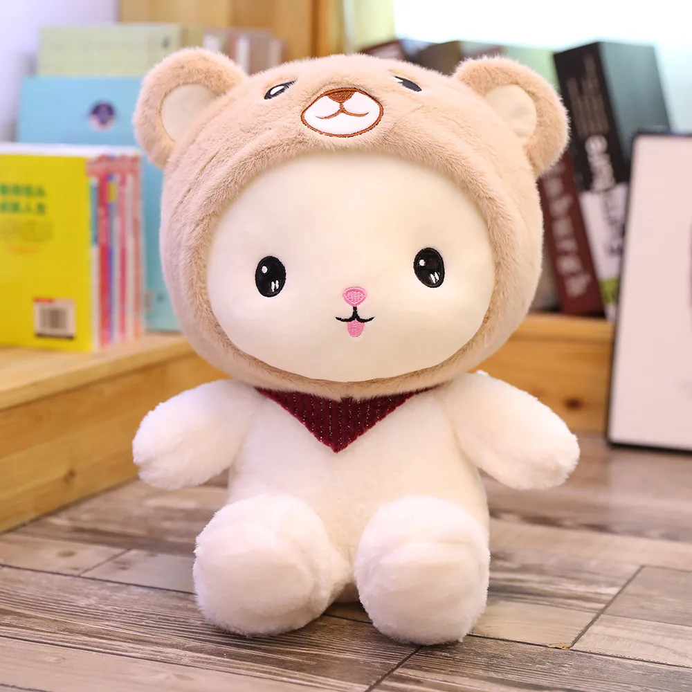 Peluche de conejo con almohada de compañía suave - imagen 2