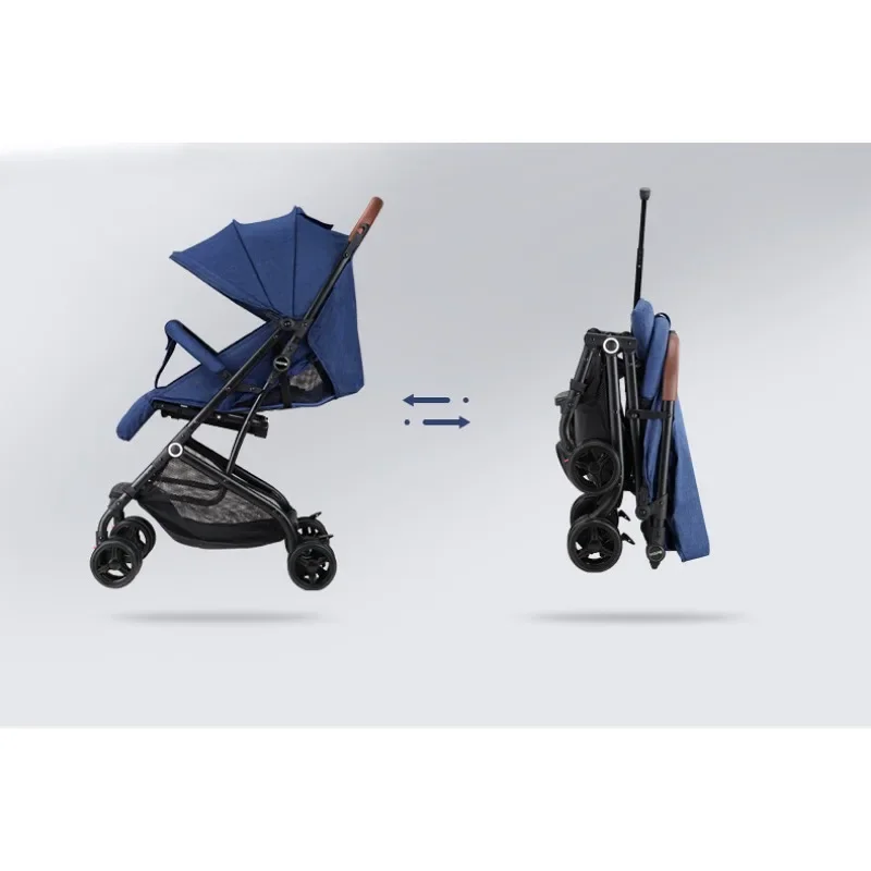 Cochecito ligero plegable y compacto, ideal para viaje de avión