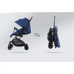 Cochecito ligero plegable y compacto, ideal para viaje de avión