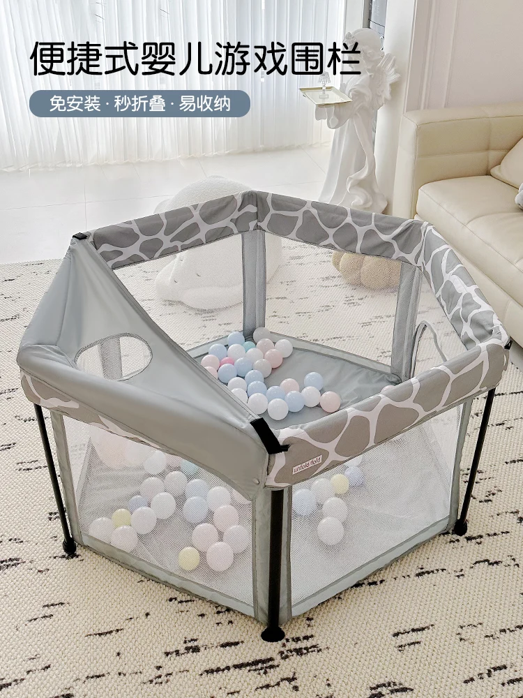 Corralito plegable EG326 con zona de juego
