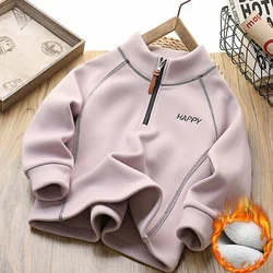 Sudadera gruesa de lana para invierno infantil, cálida y cómoda
