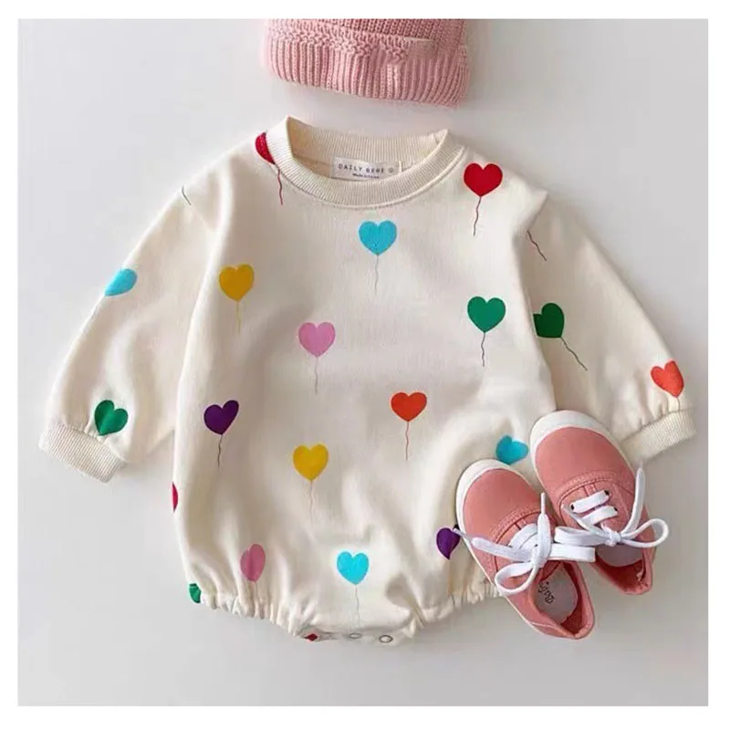 Milangel monos bebé niña globos – Ropa cómoda y suave para jugar