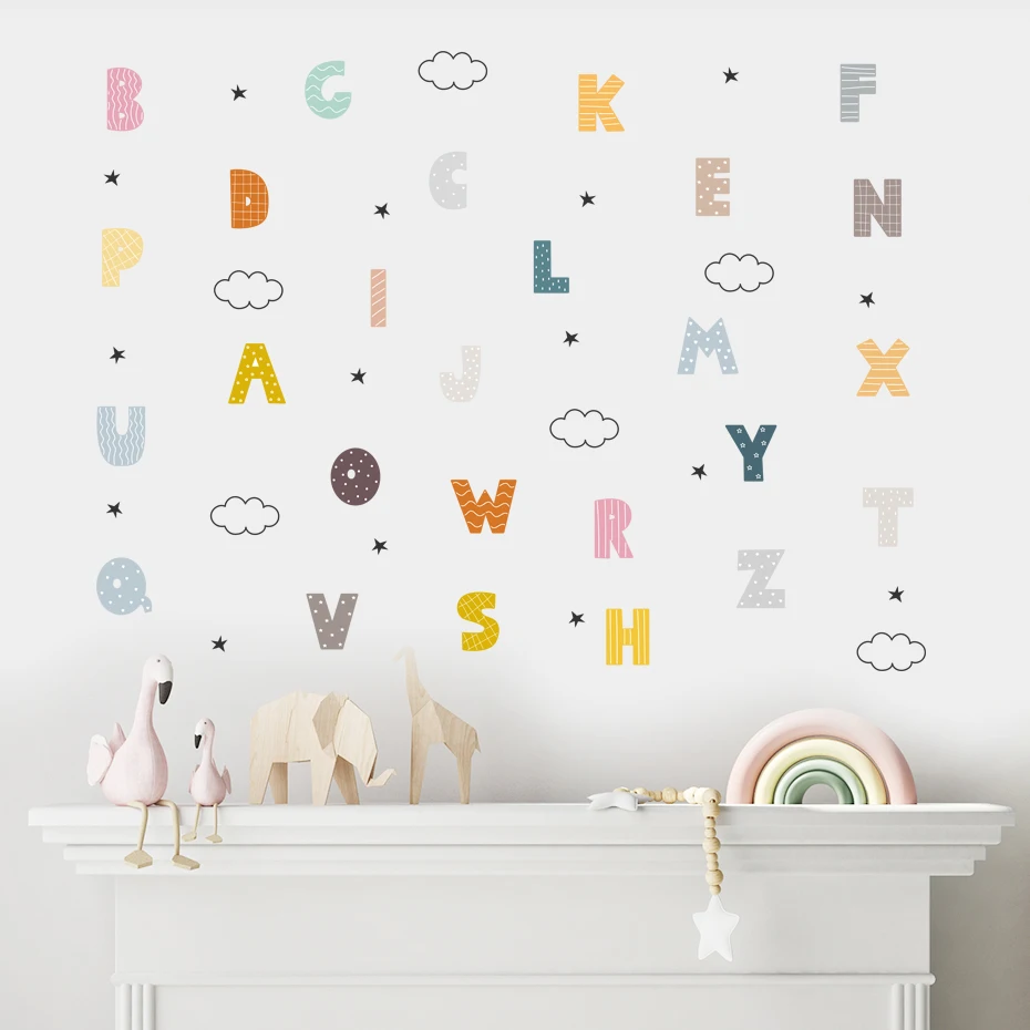 Vinilo adhesivo de pared infantil de letras para habitación bebé - imagen 5