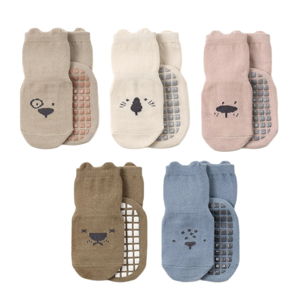 Calcetines antideslizantes para bebé con dibujos de animales - imagen 3