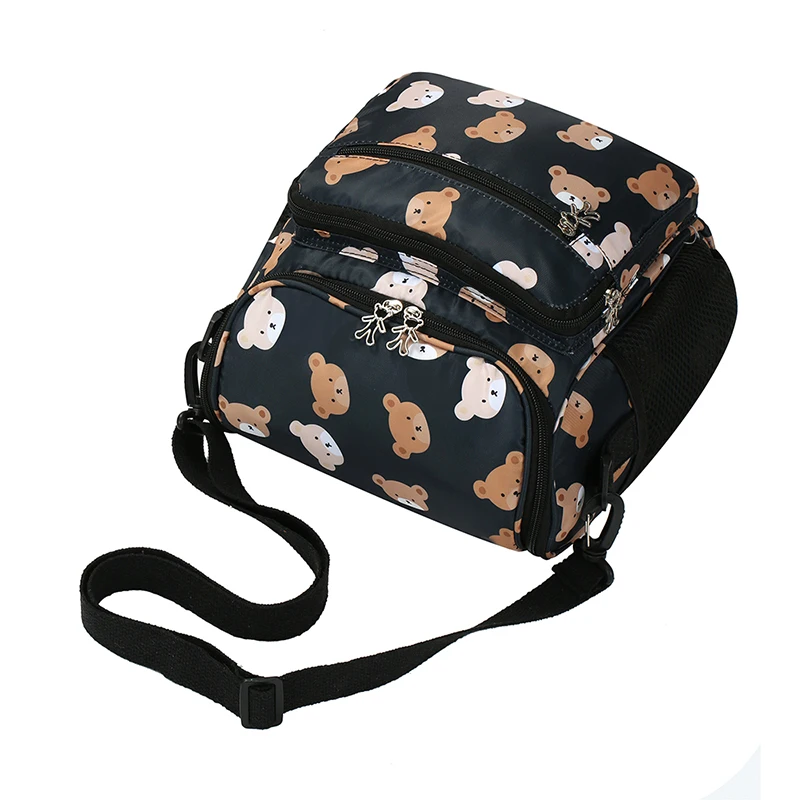 Bolso bandolera bebé para pañales con múltiples bolsillos organizador - imagen 5