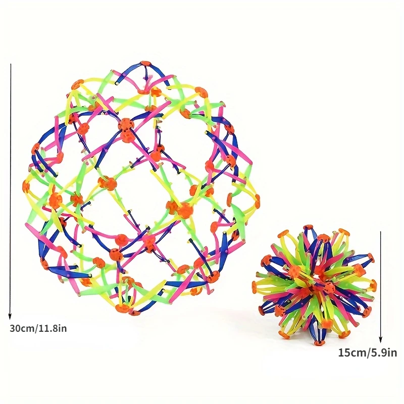 Pelota de respiración expandible sensorial multicolor para niños