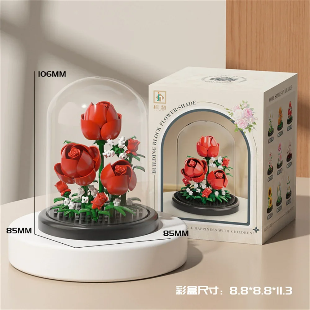 Bonsái decorativo de microbloques para habitación infantil