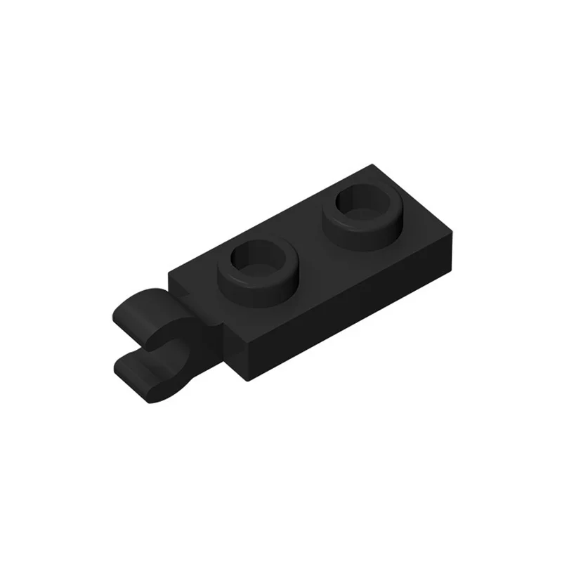 Pieza MOC 1x2 con clip - placa compatible para sets de tecnologia