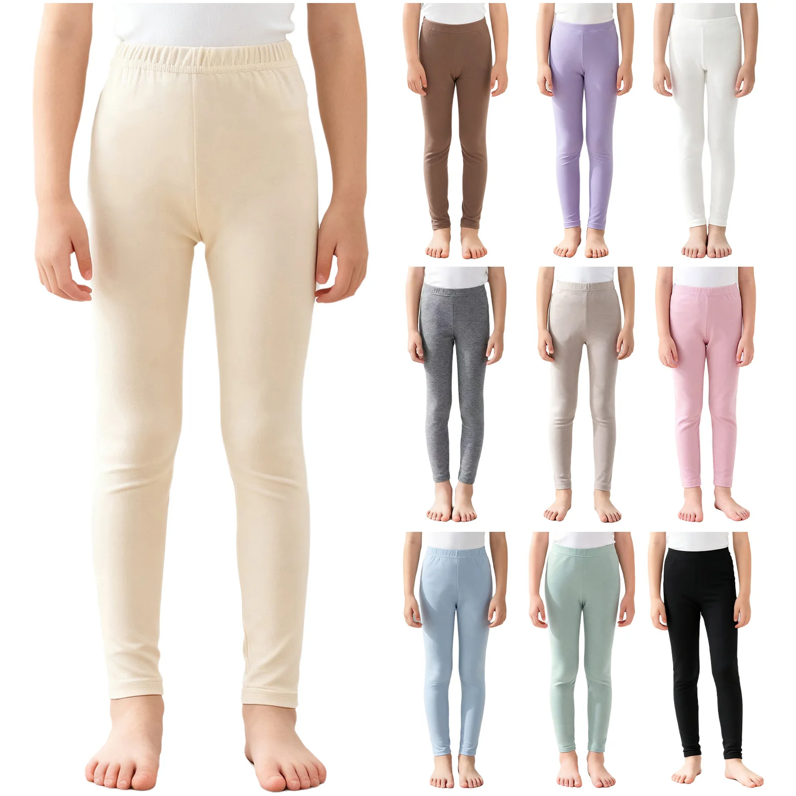Leggings térmicos de algodón para yoga y danza en adolescentes - imagen 2