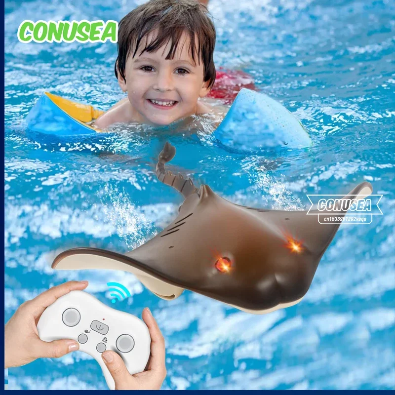 Barco teledirigido acuático con delfín para niños - imagen 4
