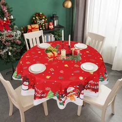 Mantel navideño infantil con diseño de personajes invierno