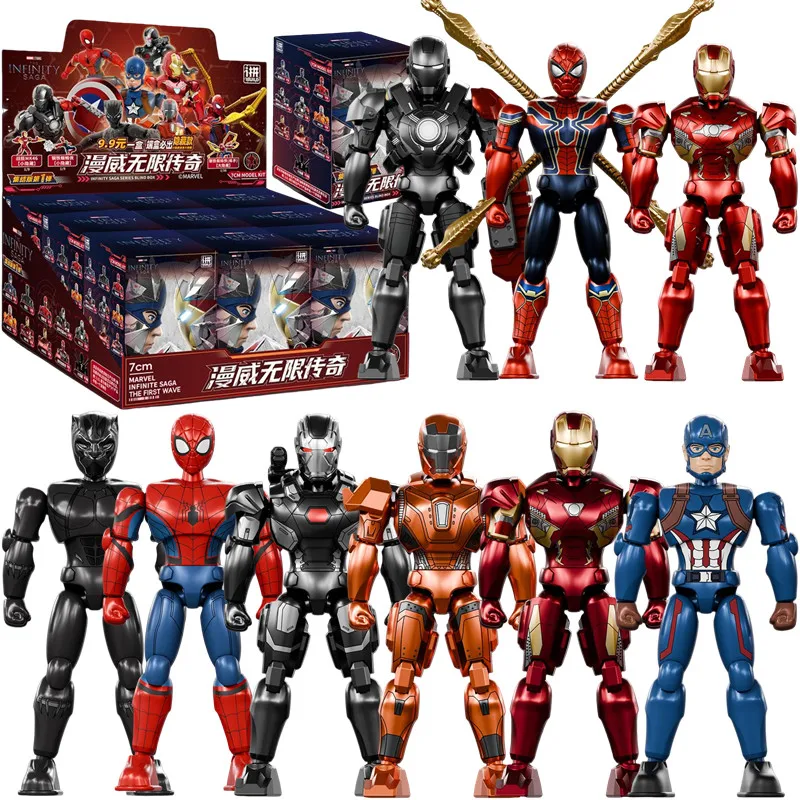 ZD Figura de acción Araña del Hierro y War Machine para niños - imagen 4