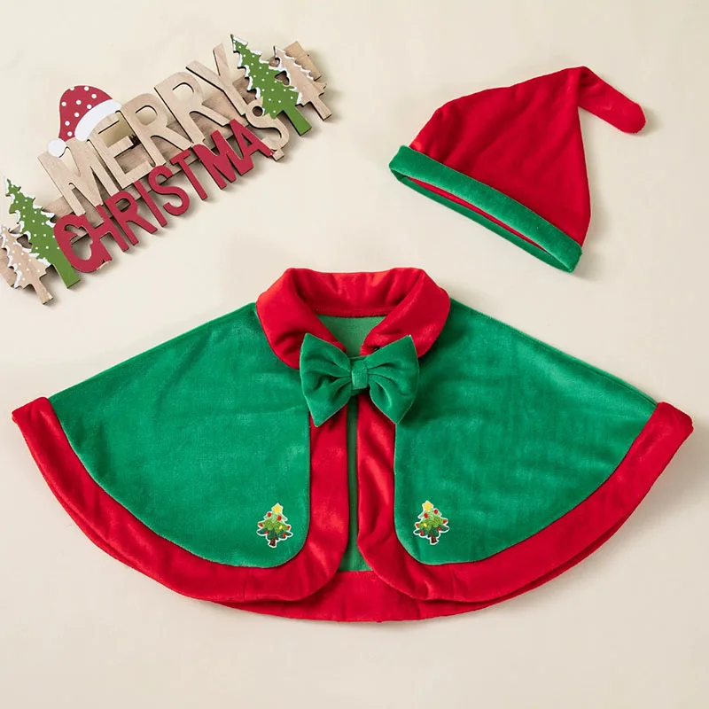 Conjunto bebé niña de lana con lazo de dibujos animados - imagen 2