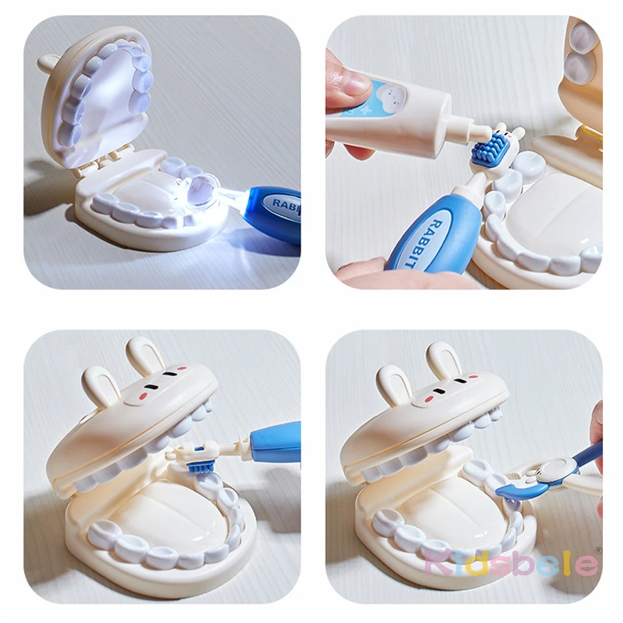 Juego de médico infantil con estetoscopio y dentista educativo