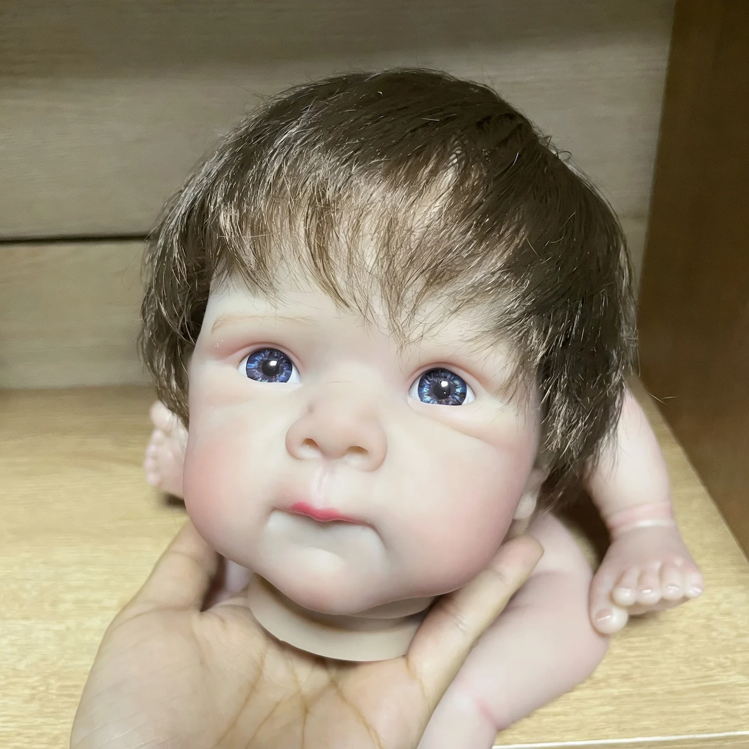 Piezas del kit de muñeca reborn con cuerpo de tela y extremidades