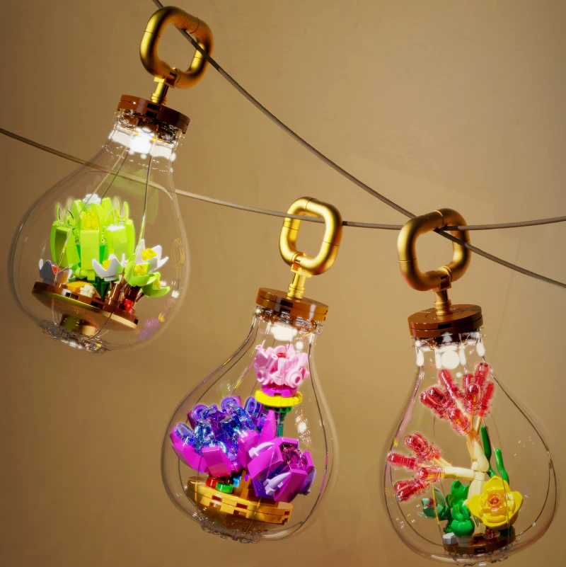 Bloques florales de construcción - Juguete educativo para niños - imagen 3