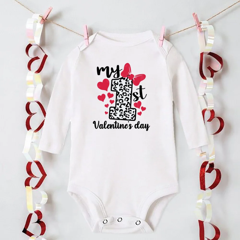 Body San Valentín para bebé – Estampado festivo de manga larga - imagen 5